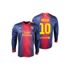 Barcelona Home 12/13 - Messi 10 - Long Sleeve