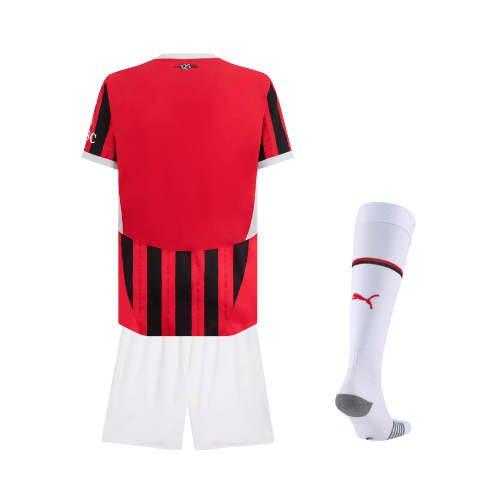 Kid Kit - AC Milan Home 24/25 - Calções Brancos