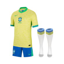 Kid Kit - Brasil Home 24/25 - Copa América 2024