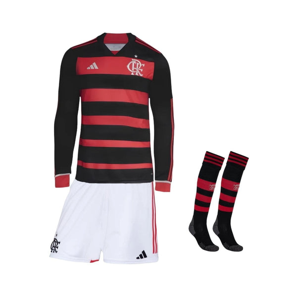 Kid Kit - Flamengo Home 24/25 - Long Sleeve
