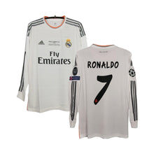 Real Madrid Home 13/14 - Ronaldo 7 - Final da Liga dos Campeões - Long Sleeve