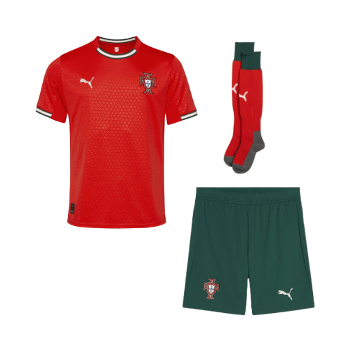 Kid Kit - Portugal Home 25/26 - Mundial 2026