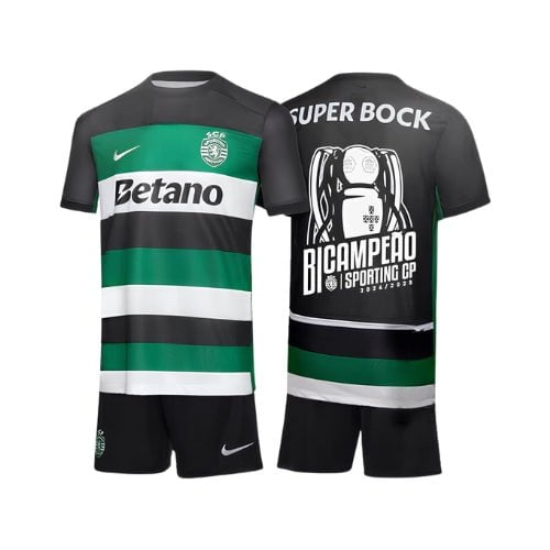 Kid Kit - Sporting Home 24/25 - Edição Bicampeão