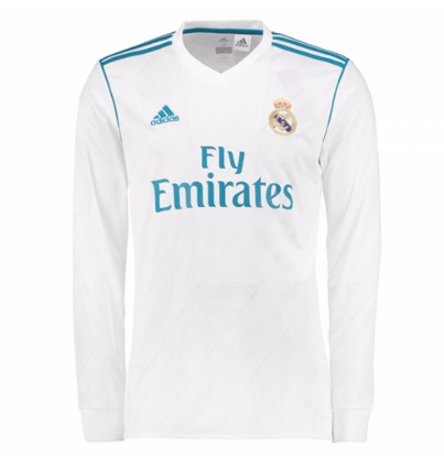 Real Madrid Home 17/18 - Long Sleeve - Ronaldo 7